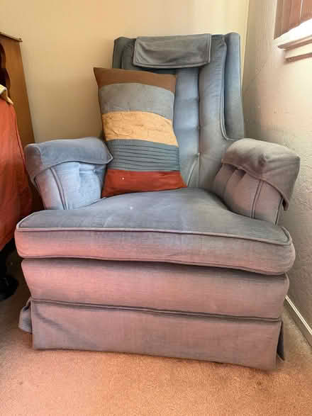 Photo of free 2 High back chairs (Belmont / Carlmont) #4