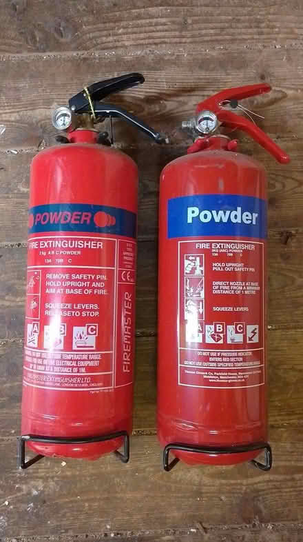 Photo of free 2 2kg powder fire extinguishers (Crosspool S10) #1