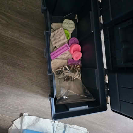Photo of free Cake decorating icing nozzles silicone moulds in carry box (Clive Vale TN35) #1