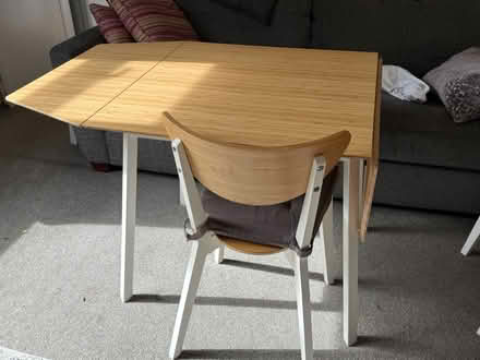 Photo of free Table with 2 chairs (Colinton mains place EH13) #2