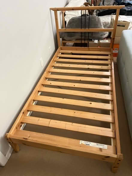 Photo of free Ikea single bed frame (Hastings on Hudson) #1