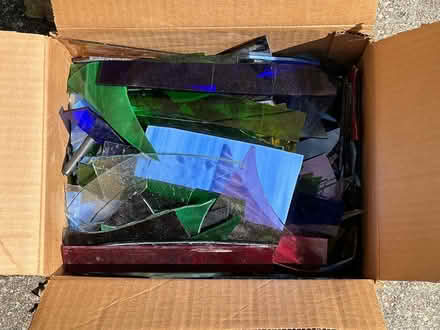 Photo of free Stained glass pieces (South Bowie) #1
