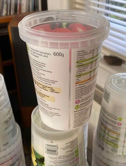 Photo of free 120 plastic pots (Horsham) #2