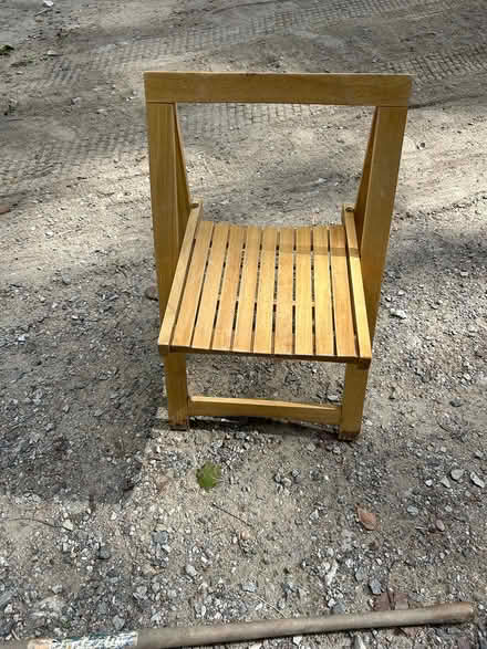 Photo of free Folding chair (Beechwood/New Edinburgh) #3
