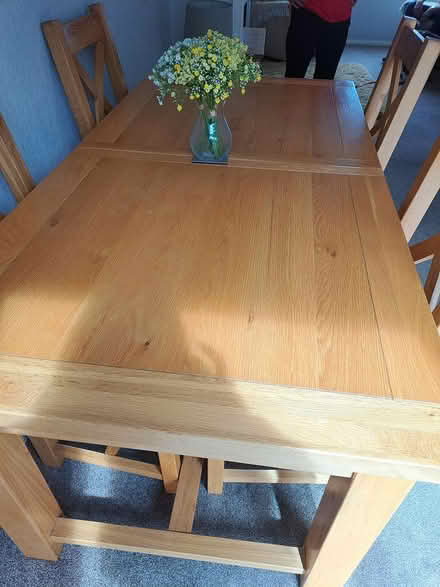 Photo of free Dining room table with 4chairs (Horsham) #3