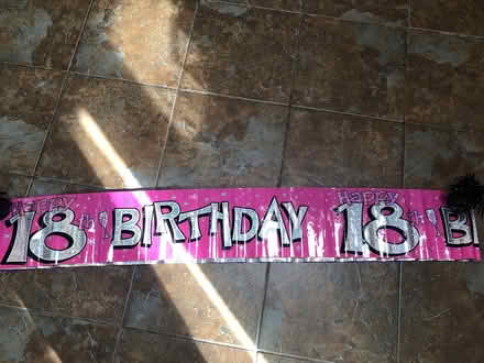 Photo of free 18th Birthday Banner (Northolt UB5) #1