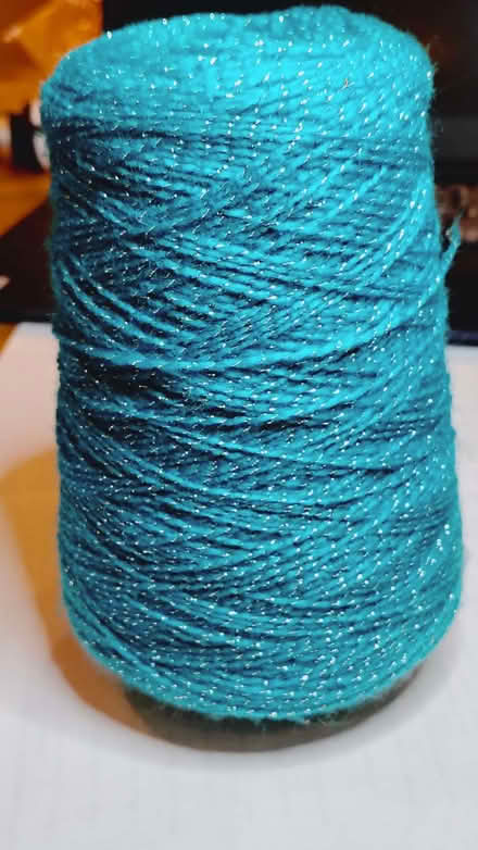Photo of free Knitting yarn, acrylic, on cone. (GU10) #1