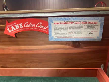 Photo of free Lane cedar chest (Parchment) #1