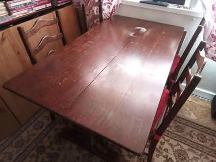 Photo of free Antique Dining table and 4 chairs (Guildford GU1) #2