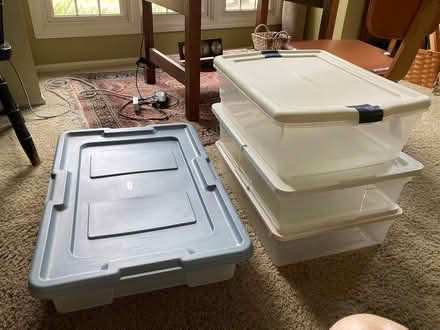 Photo of free LG under bed box and 3 others (Buffalo Grove) #1