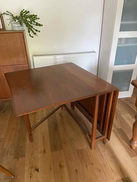 Photo of free Two leaf antique folding dining table (Kilburn DE56) #1