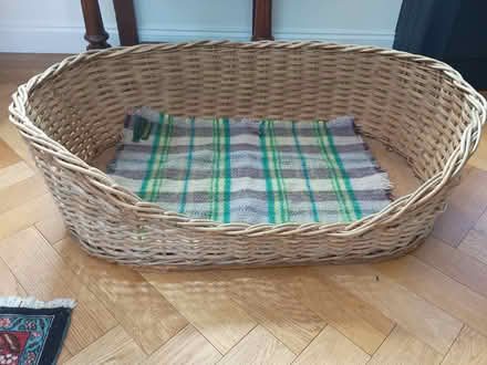 Photo of free Wicker Dog basket (Reigate RH2) #1