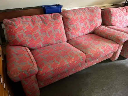Photo of free Large Ikea Retro 2 piece sofa suite (Shoreham by Sea) #3