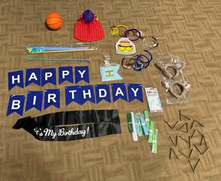Photo of free Birthday party supplies & toys (Valencia Avenue, Sunnyvale) #1