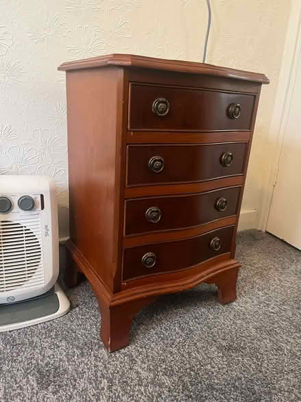 Photo of free Bedside cabinet with 4 drawers. (Brookhouse LA2) #1