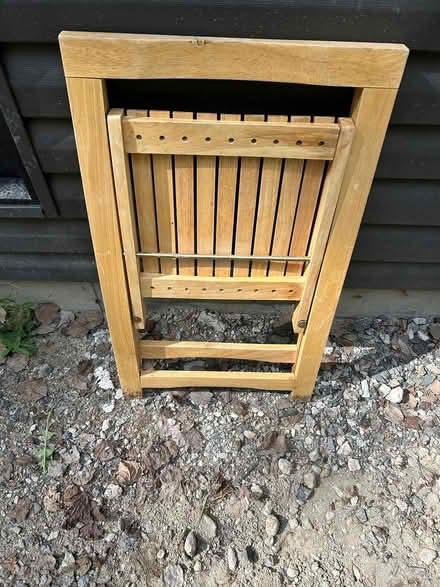 Photo of free Folding chair (Beechwood/New Edinburgh) #2