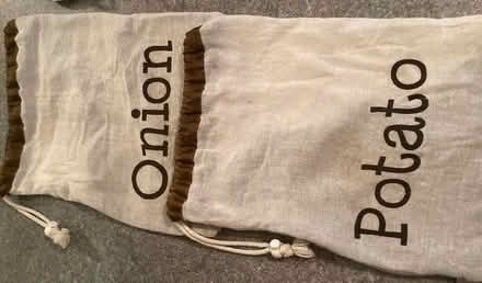 Photo of free Potato and onion cloth bags (Woodford IG8) #1