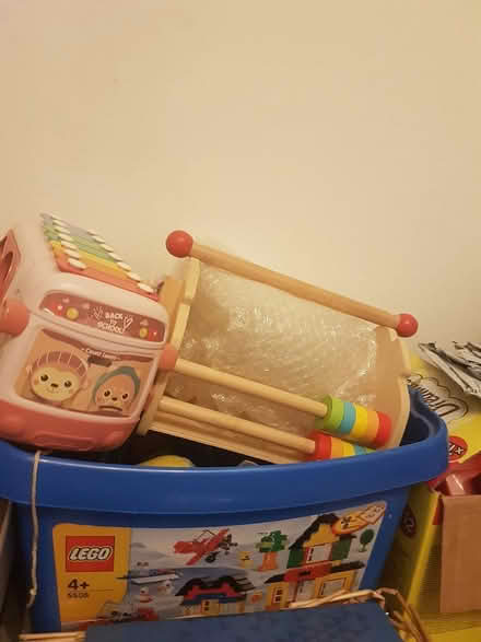 Photo of free box baby toys some wooden ones too (oldham ol14dg) #1