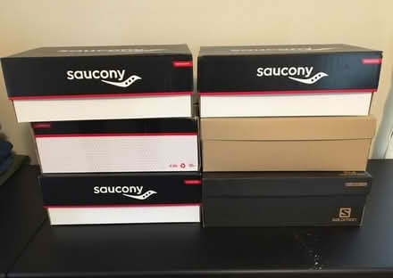 Photo of free Six Shoe/Sneaker and One Boot Boxes (EFC/Westover (N. Arlington)) #1