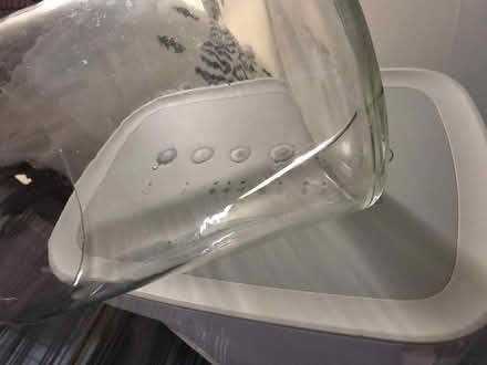 Photo of free Glass vase with crack (E16) #2