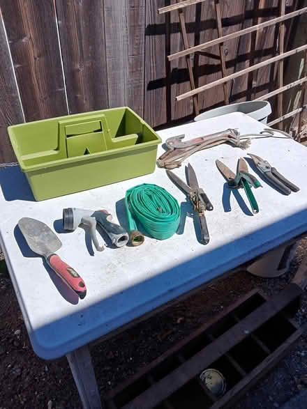 Photo of free Assorted small garden tools (Ortega Park, Sunnyvale) #1