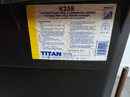 Photo of free Plastic Header tank (Alcester Warwickshire B49) #2