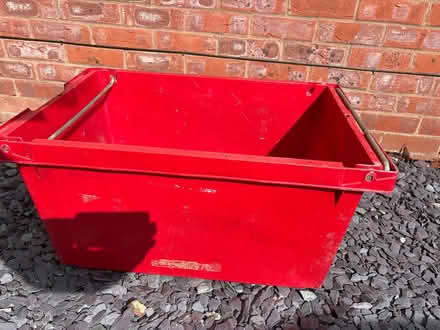 Photo of free Red plastic tub (Trowbridge BA14) #2