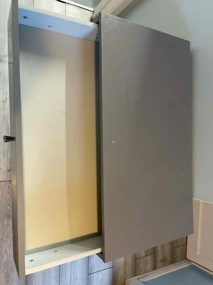 Photo of free Grey Officer Desk (Two Poplars Pub, RG41 2P) #2