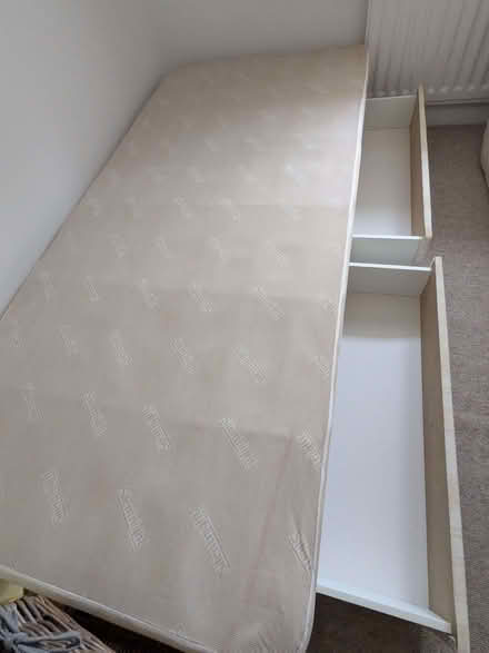 Photo of free Single 2 drawer divan (Hunt End B97) #1
