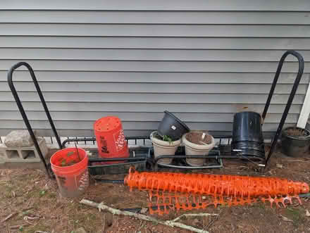 Photo of free Metal log rack (North Andover) #1
