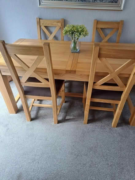 Photo of free Dining room table with 4chairs (Horsham) #1