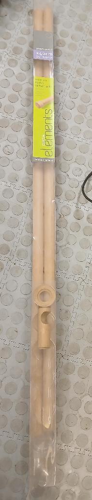 Photo of free Wooden curtain pole pieces (Spondon DE21) #1