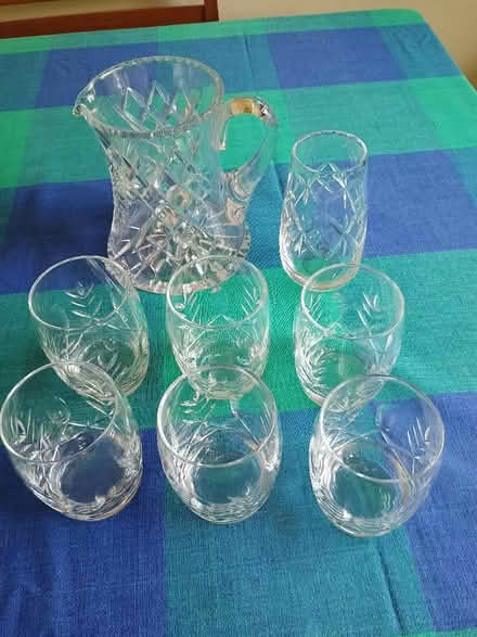 Photo of free Cut glass jug and glasses (Bloomfield) #1