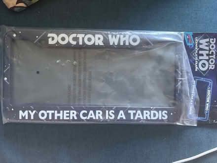Photo of free Dr Who license plate frame (Warner center) #1