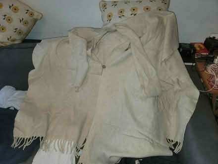 Photo of free Womens knit poncho sweater (Prospect heights.) #1