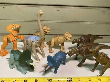 Photo of free Collection of pose-able dinosaurs (Nr Fresh Pond & Mt Auburn Cem.) #1