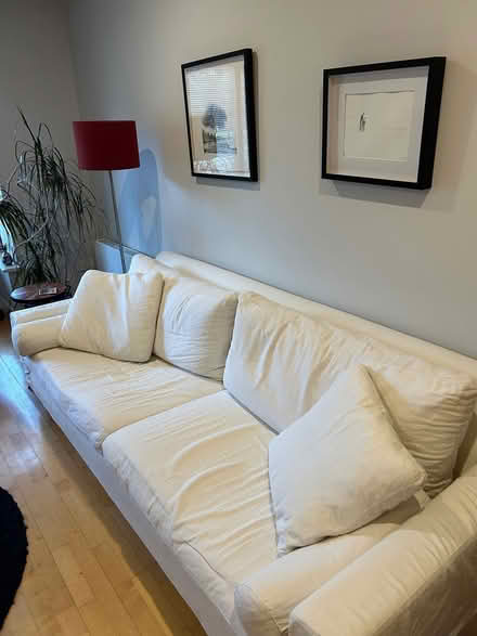 Photo of free 2.4mx1m white couch (Sandyford) #2