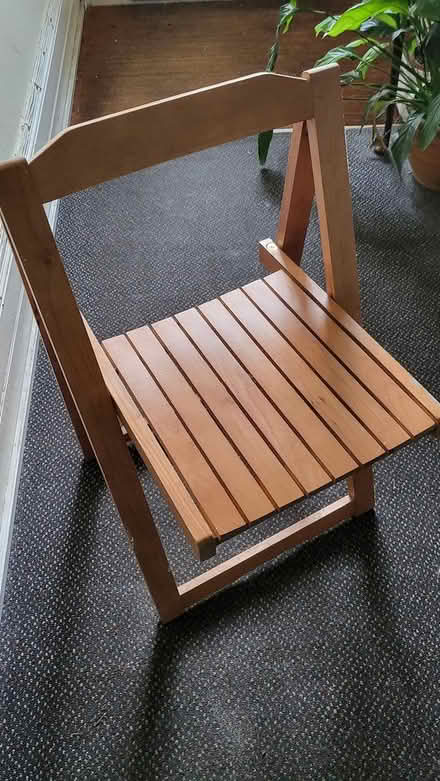 Photo of free Wooden fold up chair (RG1) #1