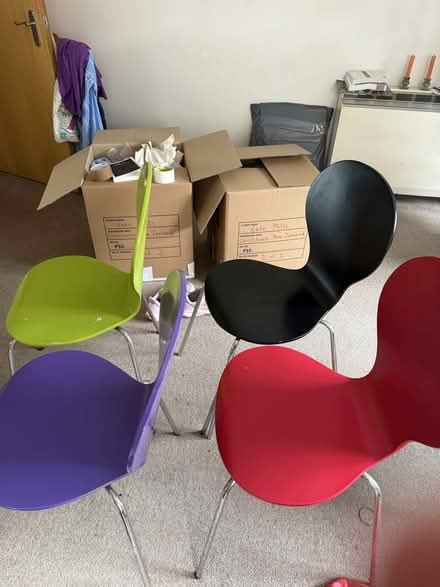 Photo of free 4 colourful chairs (Redcliffe BS1) #4