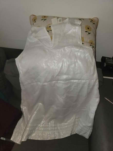 Photo of free Shinny white dress (Prospect heights.) #1