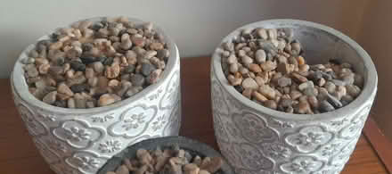 Photo of free 3 small ceramic plant pots (Burgess hill) #2