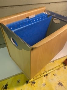 Photo of free File storage box (Nr Fresh Pond & Mt Auburn Cem.) #1