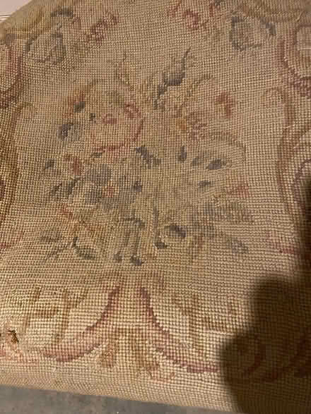 Photo of free Antique needpoint solid wood chair (Nr Fresh Pond & Mt Auburn Cem.) #2