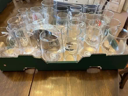 Photo of free Tray of mixed size glasses (Tolworth KT6) #1
