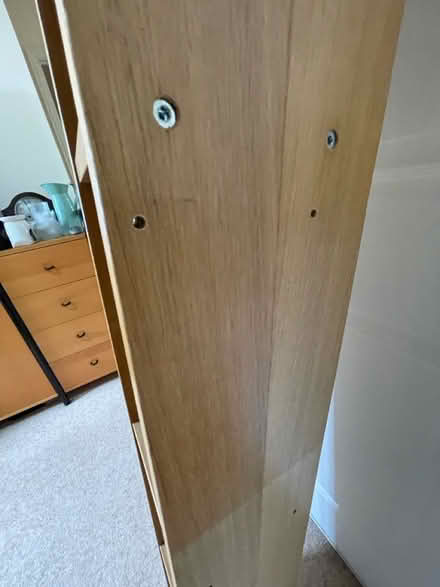 Photo of free IKEA shelf units - light oak finish (Lincoln, LN1) #4