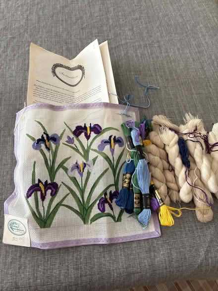 Photo of free Needlework kit - Iris (Burnhamthorpe and Tomken) #1