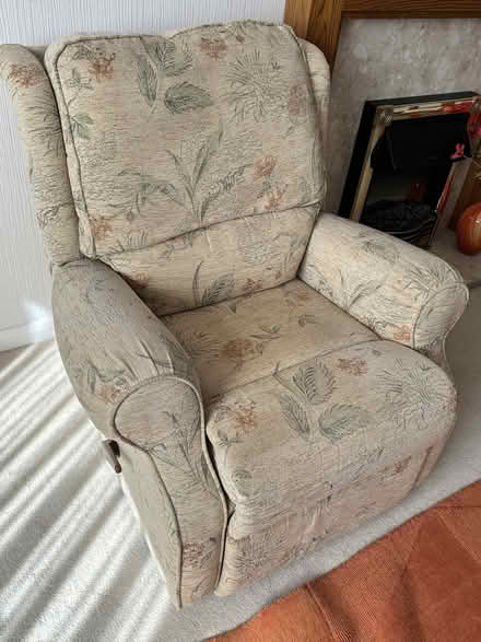 Photo of free Armchair and Footstool (Canford Heath BH17) #3