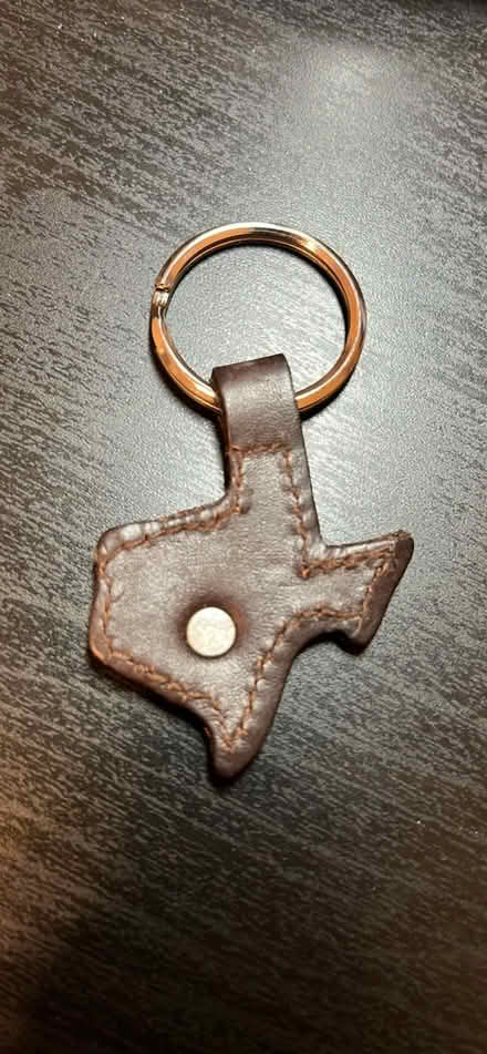 Photo of free Texas leather key chain (Near Marshall Road School) #2