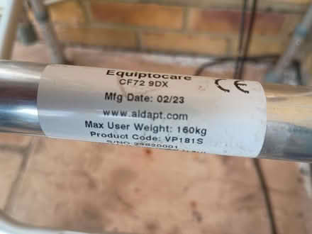 Photo of free Walking frame with wheels (Woodley RG5) #3