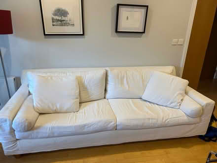 Photo of free 2.4mx1m white couch (Sandyford) #1